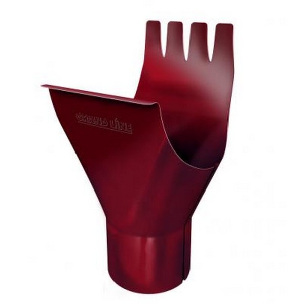 Водосток Grand Line 125x90 – Воронка желоба RAL 3005 купить в Новотроицке