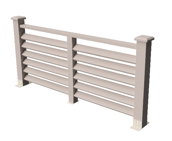 Ограждения декоративное ДПК GRINDERDECO Босфор выбеленый дуб купить в Новотроицке