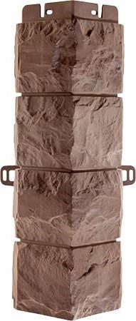 Фасадная панель Наружный угол фагот (каширский), 0,45 х 0,13м (н) купить в Новотроицке