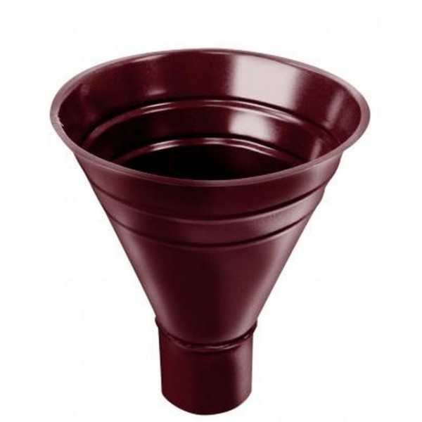 Водосток Grand Line 125x90 – Воронка водосборная RAL 3005 купить в Новотроицке