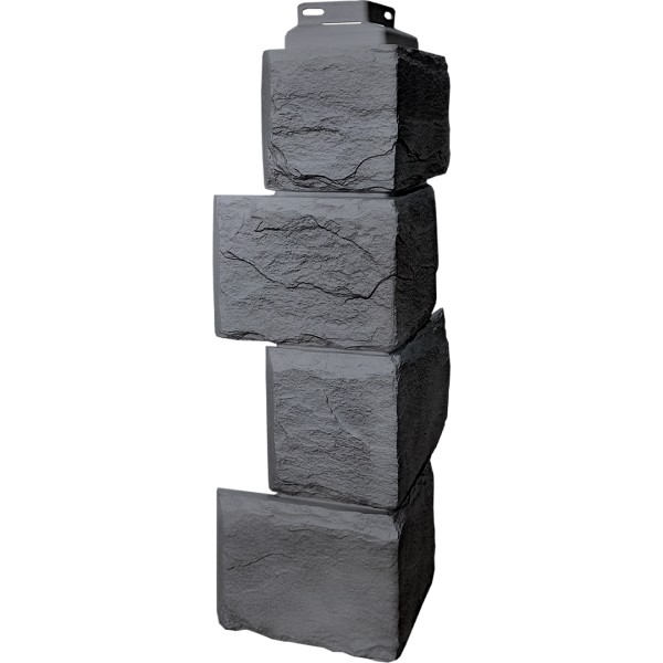 Цокольный сайдинг FineBer – Серия “Камень природный”, Угол наружный Кварцевый купить в Новотроицке