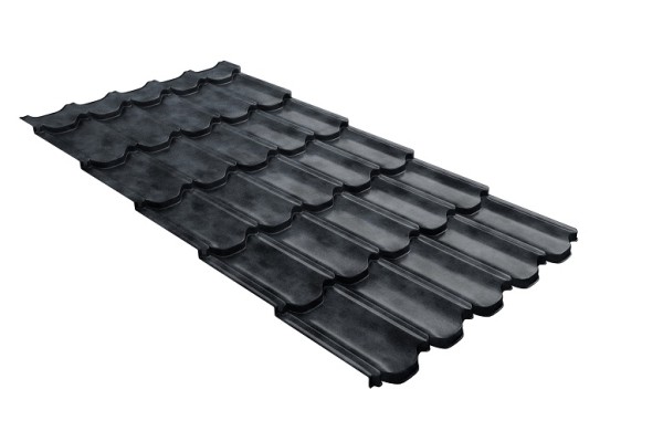 Металлочерепица квинта плюс с 3D резом 0,45 Safari Grey купить в Новотроицке