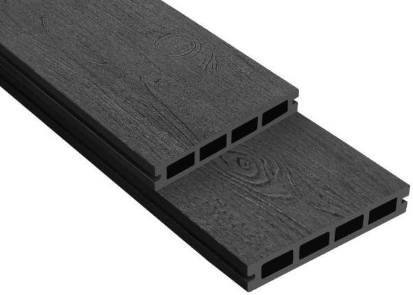 Террасная доска ДПК Outdoor 3D NEVADA/CALIFORNIA черная купить в Новотроицке