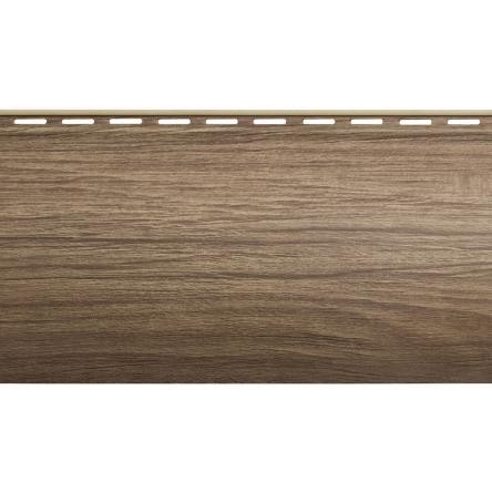 Виниловый сайдинг Люкс Blockhouse BH-01 орех купить в Новотроицке