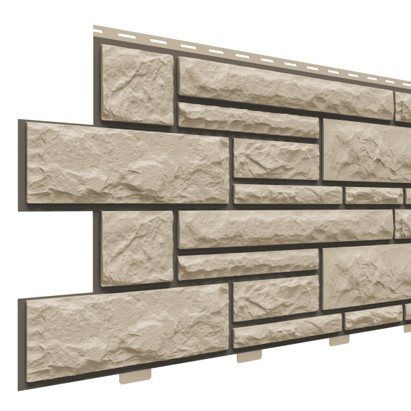 Фасадная панель Доломит, Брусчатка Доломит Сандал (3м) купить в Новотроицке