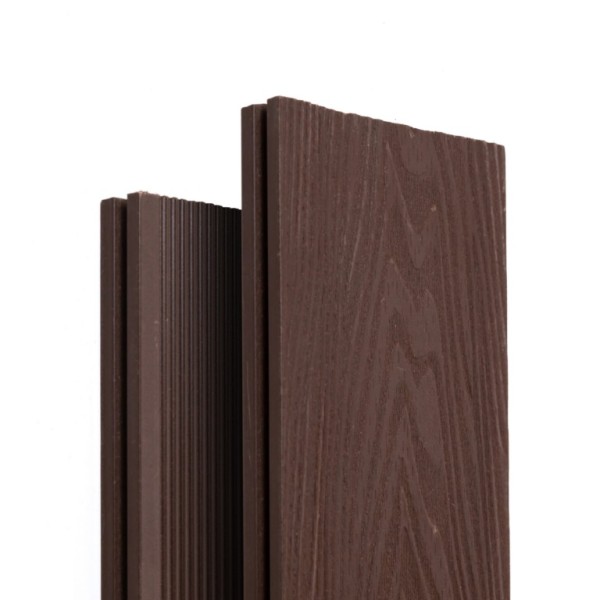 Террасная доска Ecodecking Экстра 3D полнотелая Венге купить в Новотроицке