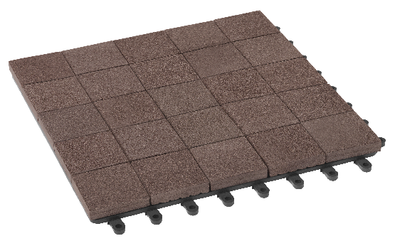 Модульный паркет ДПК GRINDERDECO Мозаика 13 Шоколад купить в Новотроицке