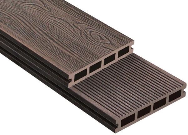 Террасная доска ДПК Outdoor 3D NEVADA/Вельвет коричневая микс купить в Новотроицке
