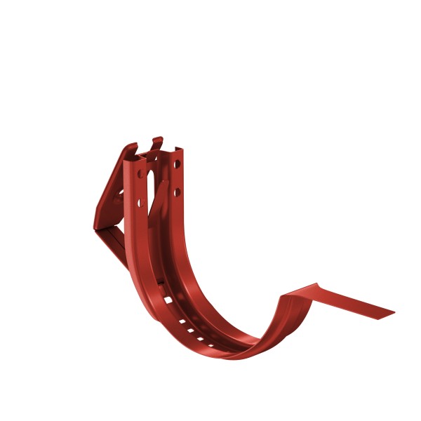 Водосток Aquasistem, система 125x90 - Крюк крепления желоба короткий регулируемый RR 29 Бургундский купить в Новотроицке