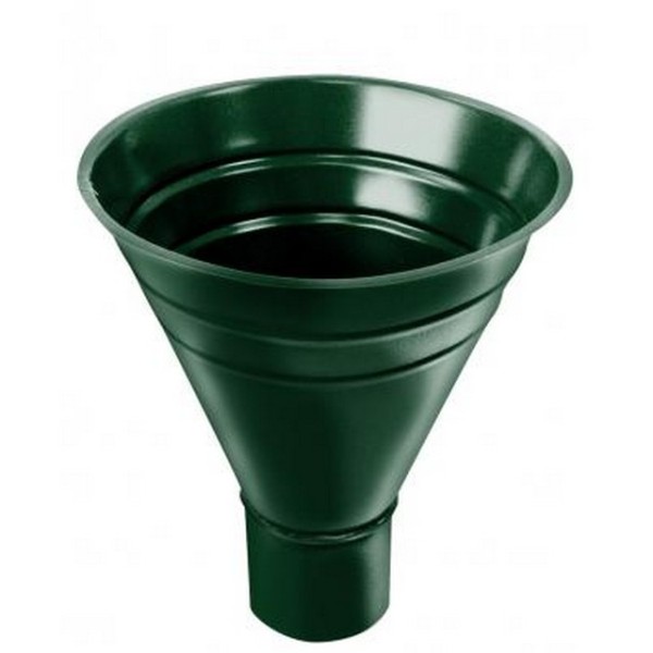 Водосток Grand Line 125x90 – Воронка водосборная RAL 6005 купить в Новотроицке