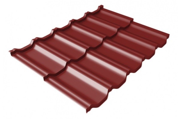 Металлочерепица модульная Квинта Uno Grand Line c 3D резом 0,45 PE RAL 3011 коричнево-красный купить в Новотроицке