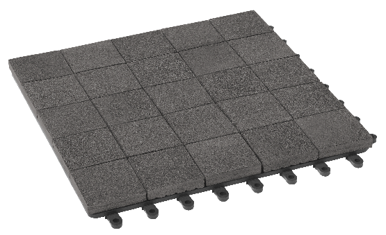 Модульный паркет ДПК GRINDERDECO Мозаика 13 Серый базальт купить в Новотроицке