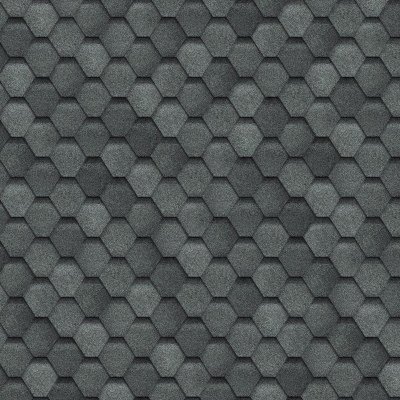 Гибкая черепица Shinglas, серия Финская,коллекция Соната – Серый