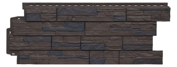 Фасадная панель Grand Line Сланец Элит Орех купить в Новотроицке