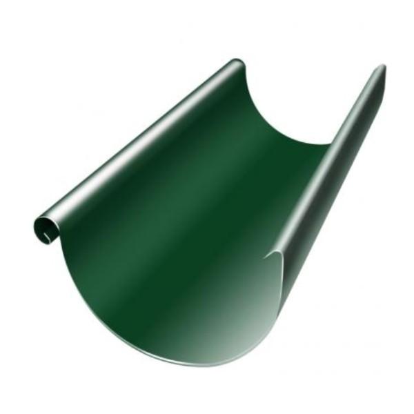 Водосток Grand Line 125x90 – Желоб 3м RAL 6005 купить в Новотроицке