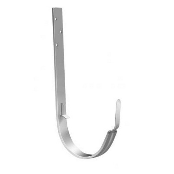 Водосток Grand Line 150x100 – Кронштейн длинный RAL 9003 купить в Новотроицке