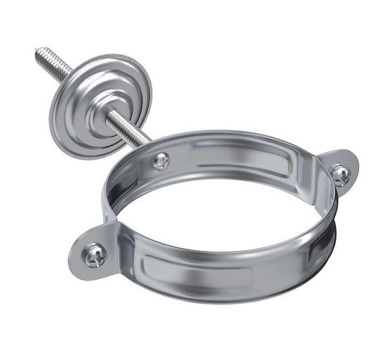 Водосток Aquasistem, Система 150/100 - Хомут для крепления трубы оцинковка купить в Новотроицке