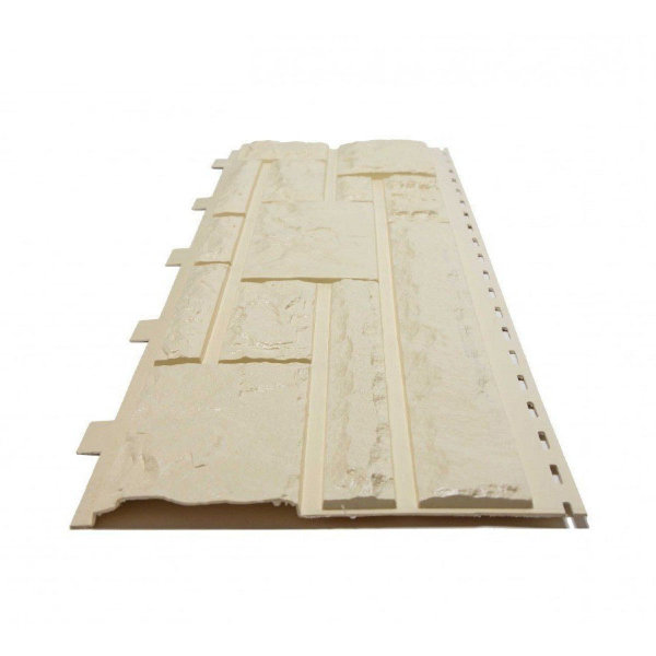Фасадная панель Доломит, Стандарт, Слоновая кость купить в Новотроицке