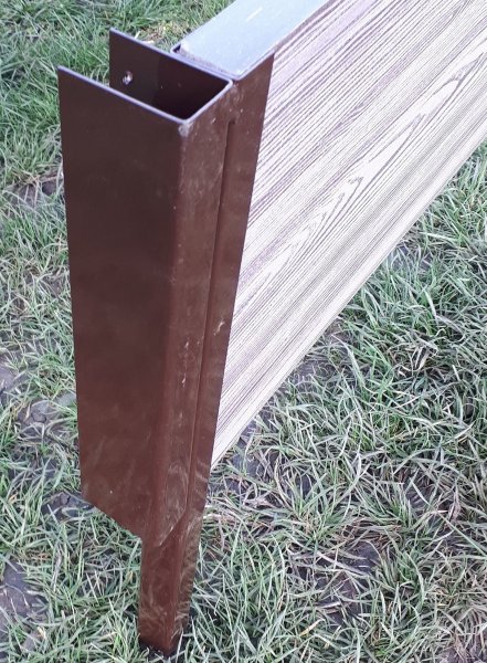 Угловой элемент металл, 90° для доски 300х30 мм Holzhof купить в Новотроицке