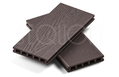 Доска террасная ДПК 3D SEQUOIA Evolution WOOD BROWN