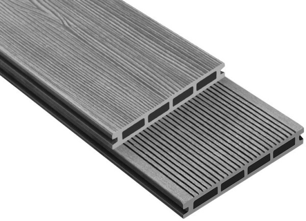 Террасная доска ДПК Outdoor 3D STORM/Вельвет серая микс купить в Новотроицке