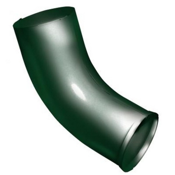 Водосток Grand Line 125x90 – Колено сливное RAL 6005 купить в Новотроицке