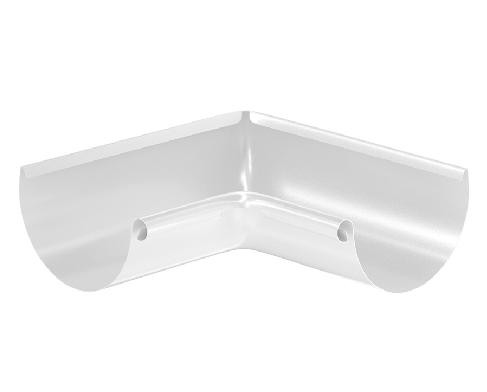 Водосток Aquasistem, система 150/100 - Угол желоба, внутренний 90° RAL 9003 Белый купить в Новотроицке