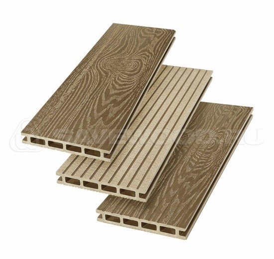 Террасная доска из ДПК SW Carpinus (T) — двухсторонняя тик купить в Новотроицке
