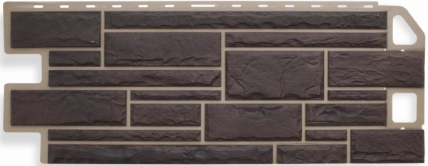 Цокольный сайдинг альта-профиль - коллекция "камень", жжёный купить в Новотроицке