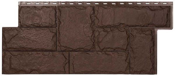 Фасадная панель T-Сайдинг-МАРСЕЛЬ ЭКО-1 Браун купить в Новотроицке