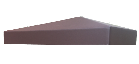 Крышка столба коричневая купить в Новотроицке