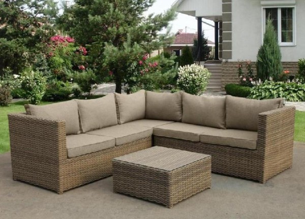 Комплект мебели AFINA плетеной из иск. ротанга YR825B Beige купить в Новотроицке