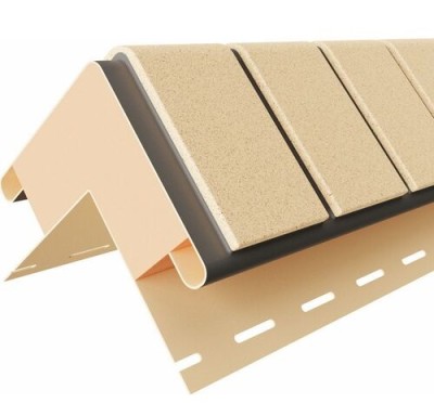 Угол Наружный к Фасадным Термопанелям Доломит Кирпич 20 мм Светло-ЖелтыЙ