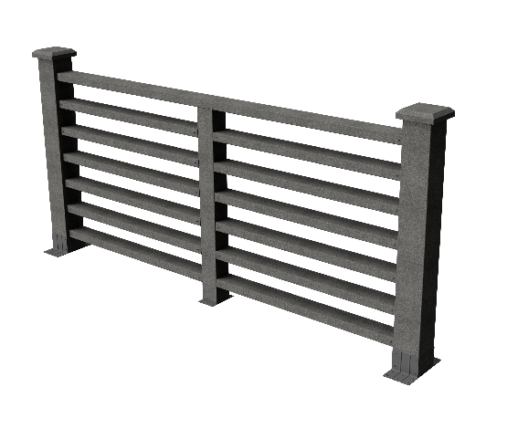 Ограждения декоративное ДПК GRINDERDECO Марсело серый базальт купить в Новотроицке