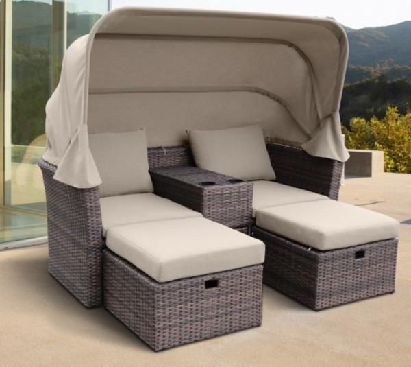 Комплект мебели AFINA плетеной из иск. ротанга AFM-330B Brown купить в Новотроицке