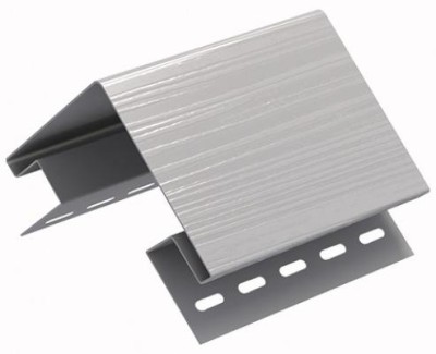 Наружный угол Ю-пласт серый