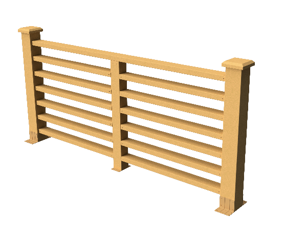 Ограждения декоративное ДПК GRINDERDECO Марсело песчаник купить в Новотроицке