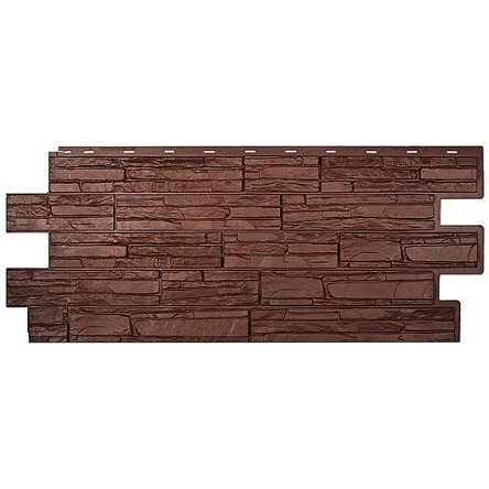 Фасадная панель T-Сайдинг-Альпийская сказка Коричневый купить в Новотроицке