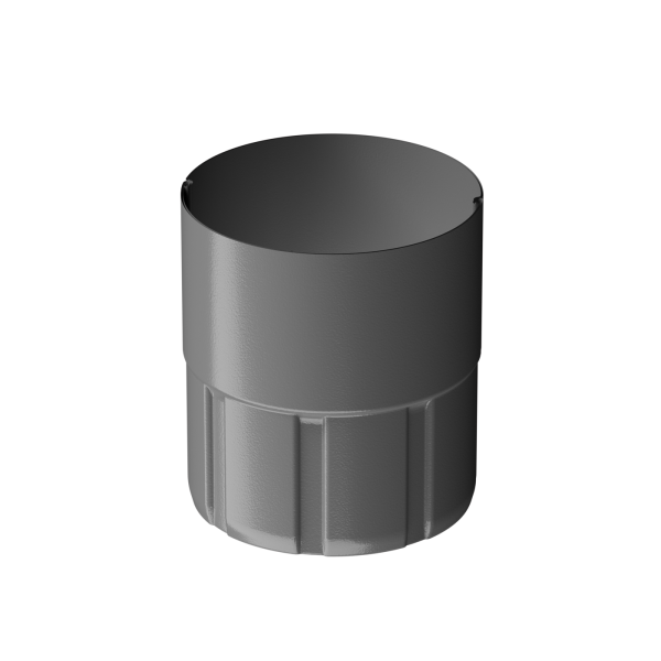 Муфта соединительная для водостока Döcke STAL PREMIUM, Графит купить в Новотроицке