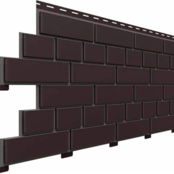 Фасадная панель Доломит Кирпич, Коричневый купить в Новотроицке