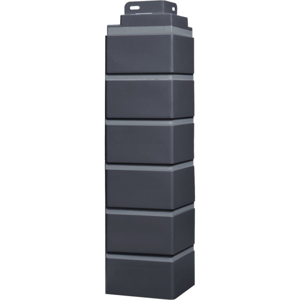 Угол Фасайдинг Серия «Кирпич клинкерный» Графит купить в Новотроицке