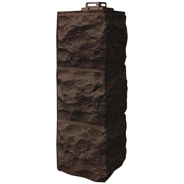 Угол Фасайдинг Серия «Доломит» Тёмно Коричневый купить в Новотроицке