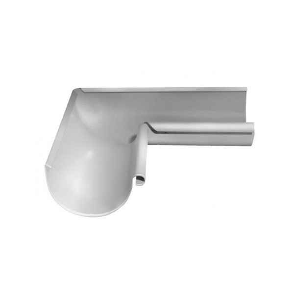 Водосток Grand Line 150x100 – Угол внутренний 90° RAL 9003 купить в Новотроицке