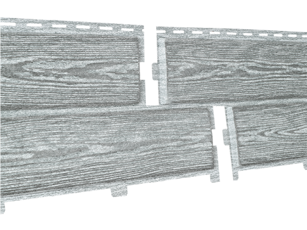 Фасадная панель Ю-пласт Хокла Винтаж Пепел купить в Новотроицке