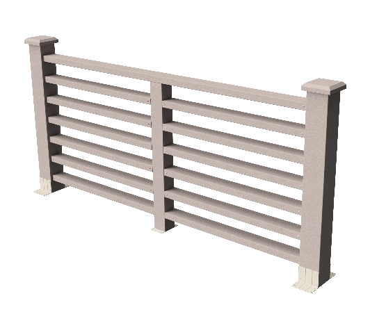 Ограждения декоративное ДПК GRINDERDECO Марсело выбеленый дуб купить в Новотроицке