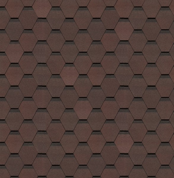 Гибкая черепица Docke, коллекция Шеффилд – Зрелый каштан купить в Новотроицке