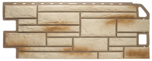 Цокольный сайдинг альта-профиль - коллекция "камень", ракушечник купить в Новотроицке