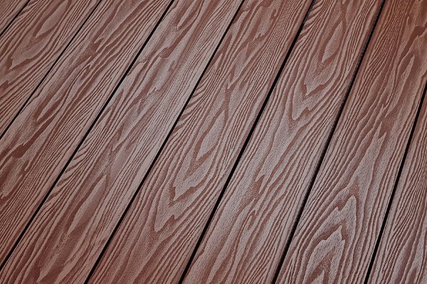 Террасная доска из ДПК Terrapol Смарт 3D Полнотелая с пазом Орех Милано купить в Новотроицке