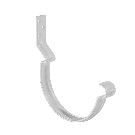 Водосток Aquasistem, система 125x90 - Крюк крепления желоба короткий RR 20 Мраморно-белый купить в Новотроицке