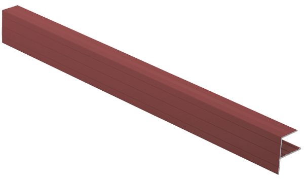 F-профиль Grinder закрывающий красный купить в Новотроицке